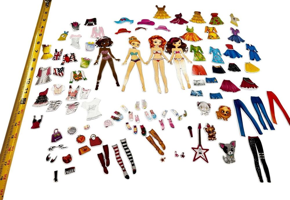 Magnetic Dress Up Dolls Magnetic Doll Dress Up Kits Magnetic Paper Dolls 99+ Pie